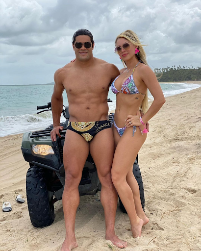Hulk e sua esposa Camila Angelo