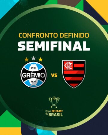 Confronto definido: Grêmio x Flamengo